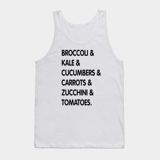 Veggie List Tank Top